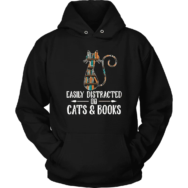 "Cats and books" Hoodie