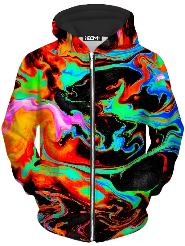 Fluidity Unisex Zip-Up Hoodie