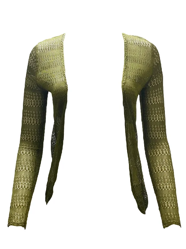 HANLEY MELLON Women's Olive Green Open Front Cardigan Sz XS $425 NEW Welt Pockets Slit Pockets Flap Pockets HANLEY MELLON Women's Olive Green Open Front Cardigan Sz XS $425 NEW Welt Pockets Slit Pockets Flap Pockets
