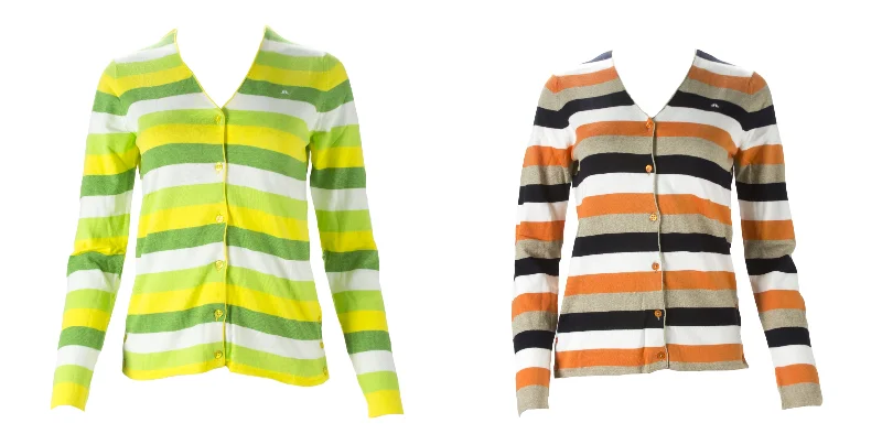 J. LINDEBERG Women's Lima Striped Fine Cardigan $175 NWT Asymmetrical,ymmetric Pencil Cardigan J. LINDEBERG Women's Lima Striped Fine Cardigan $175 NWT Asymmetrical,ymmetric Pencil Cardigan