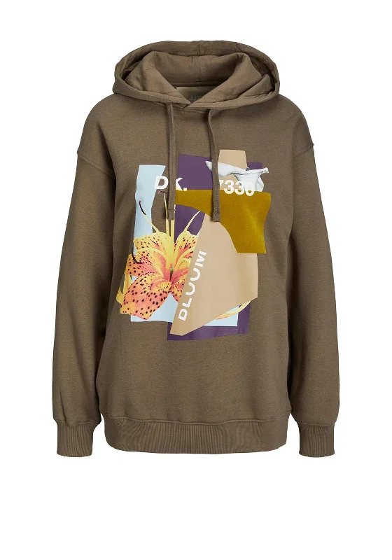 JJXX Bowie Loose Hoodie, Morel