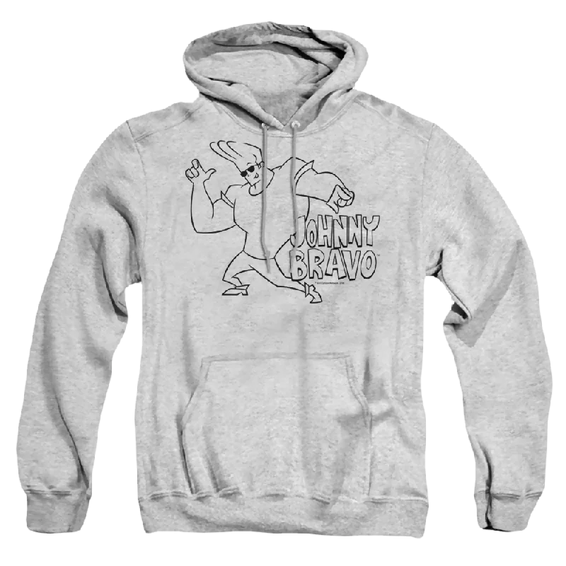 Johnny Bravo Jb Line Art - Pullover Hoodie