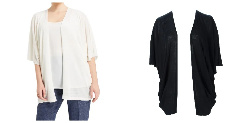 MARINA RINALDI Women's Mistero Linen Blend Cardigan $455 NWT Boxy Cardigan Fitted Cardigan A-Line MARINA RINALDI Women's Mistero Linen Blend Cardigan $455 NWT Boxy Cardigan Fitted Cardigan A-Line