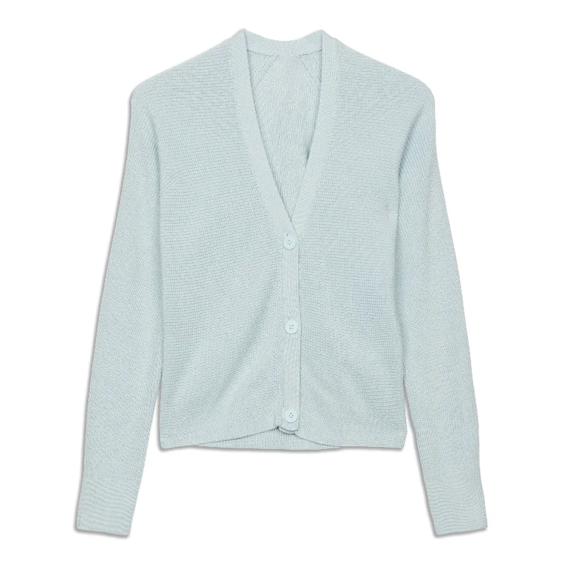 Merino Wool-Blend Cardigan - Resale Elegant Classic Vintage