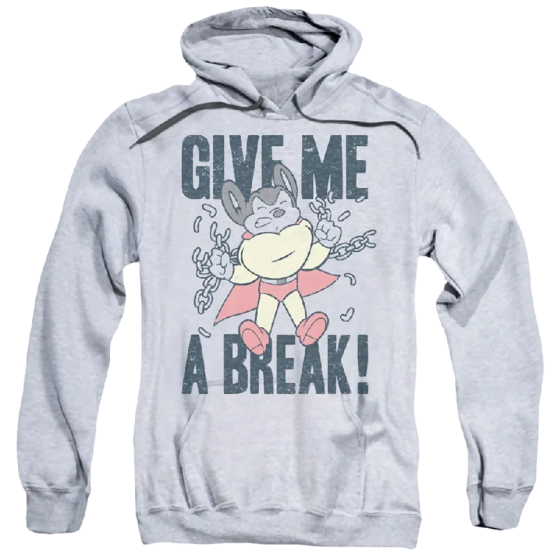 Mighty Mouse Give Me A Break - Pullover Hoodie