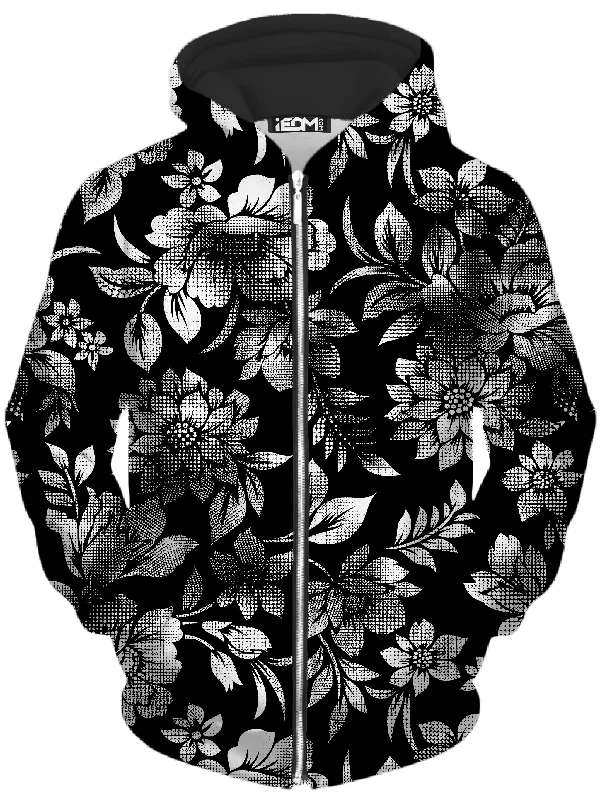 Nature's Candy B&W Unisex Zip-Up Hoodie