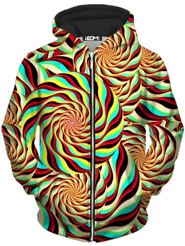 Pineal Swirl Unisex Zip-Up Hoodie