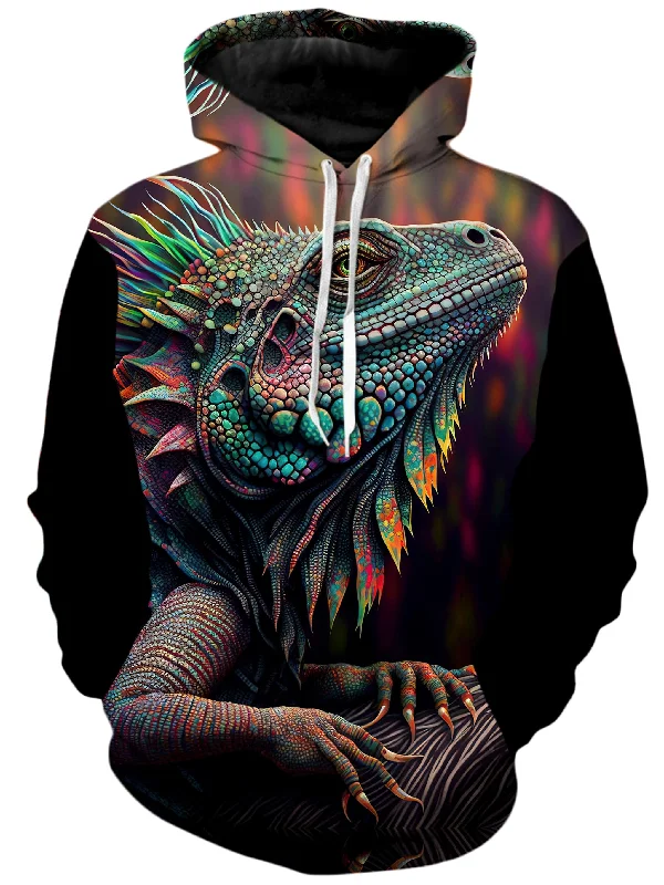 Psychedelic Giant Iguana 2.0 Unisex Hoodie