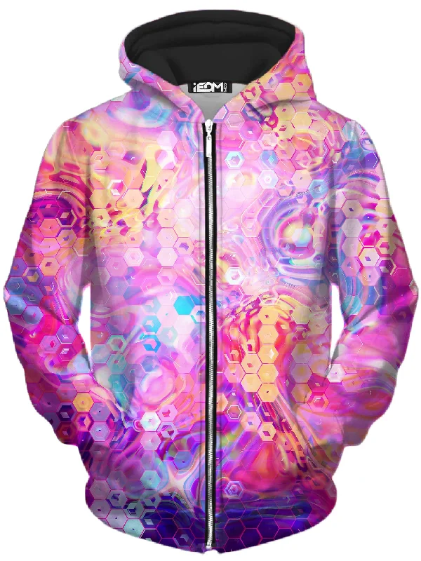 Purple Mirage Unisex Zip-Up Hoodie