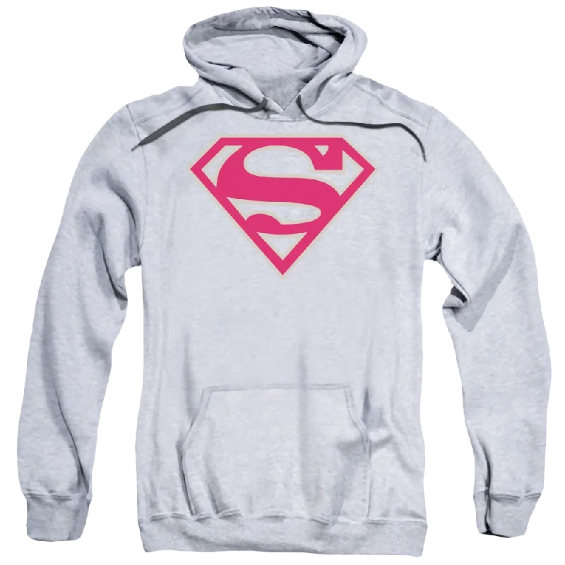 Superman Crimson & Gray Shield - Pullover Hoodie