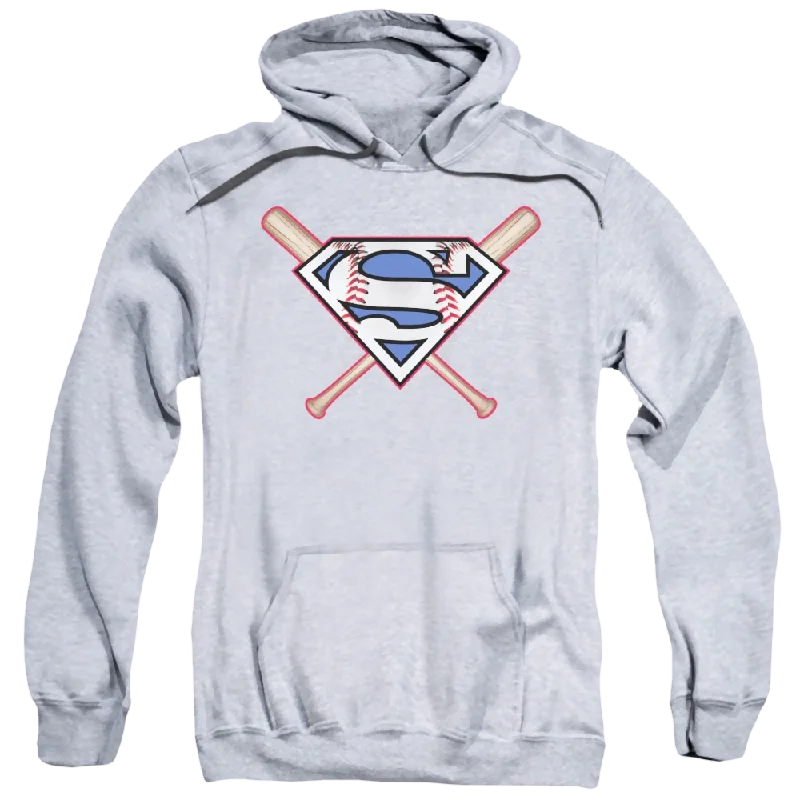 Superman Crossed Bats - Pullover Hoodie