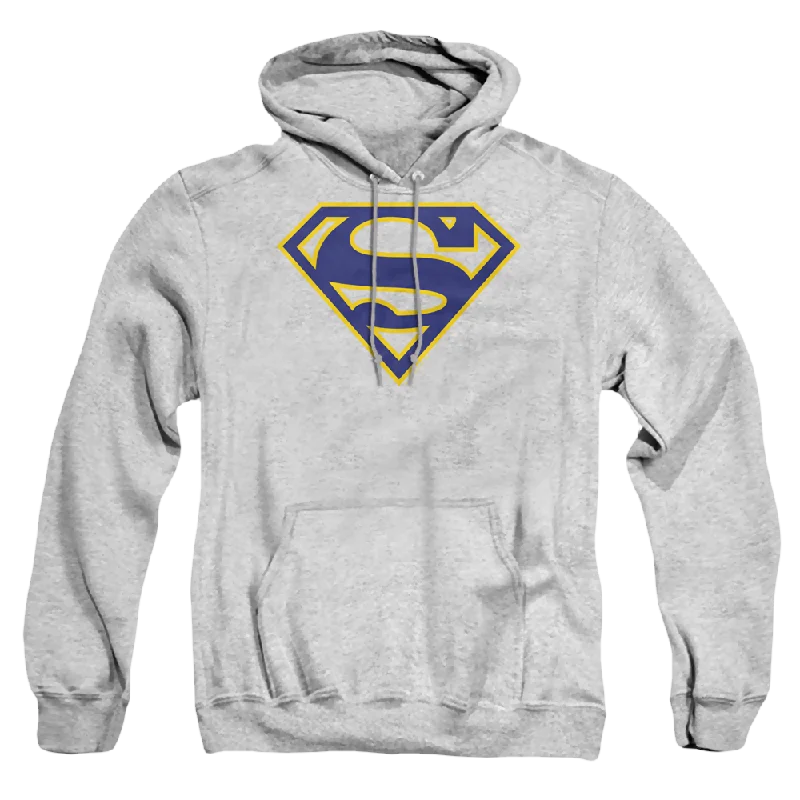 Superman Maize & Blue Shield - Pullover Hoodie