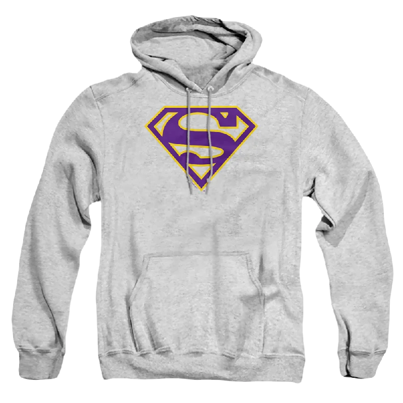 Superman Purple & Gold Shield - Pullover Hoodie