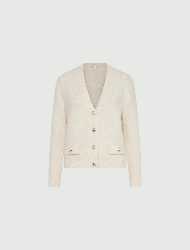 Ginnico Cardigan Seamless Knitted Crochet