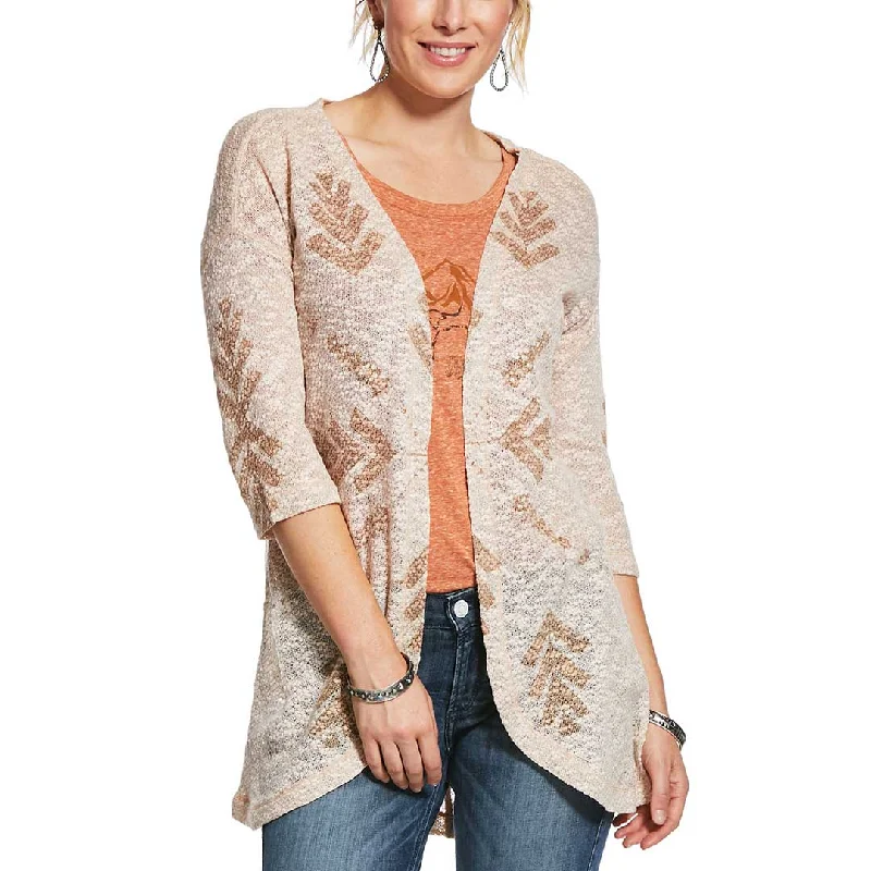 Ariat Women's Sunday Morning Cardigan Knit Fabric Woven Fabric Fleece Fabric