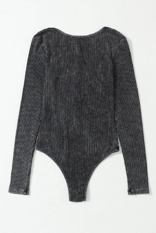 Button Up Ribbed Knit Cardigan Zippered Buttoned Snapped
