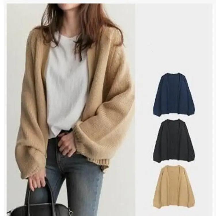Cardigan sweater Fitted Loose Oversized