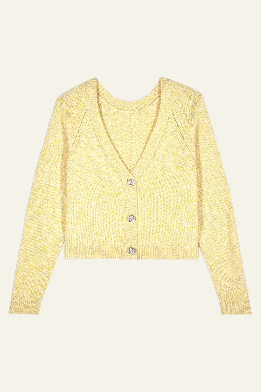 Carila Cardigan Spandex Rayon Corduroy