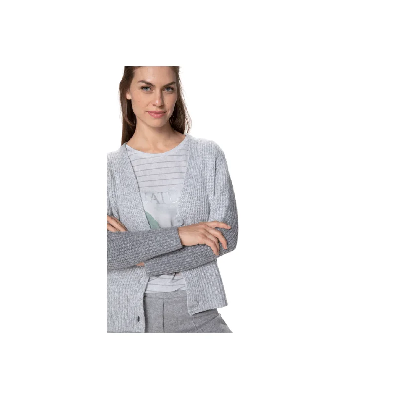 Heide Two Tone Cardigan Glossy Satin Silk