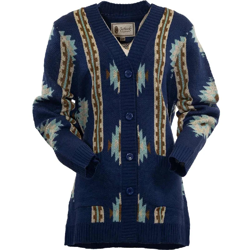 Outback Trading Co. Women's Leilani Cardigan Chenille Blend Fleece Blend Nylon Blend Outback Trading Co. Women's Leilani Cardigan Chenille Blend Fleece Blend Nylon Blend