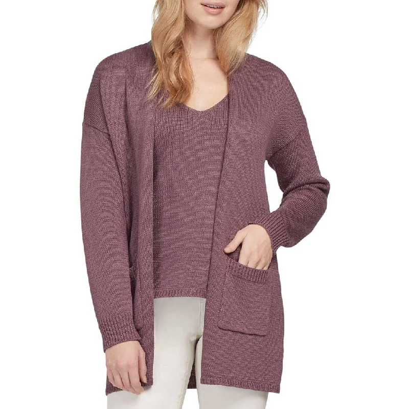Tribal Women's Shimmer Knit Cardigan Toggled Drawstring Belted