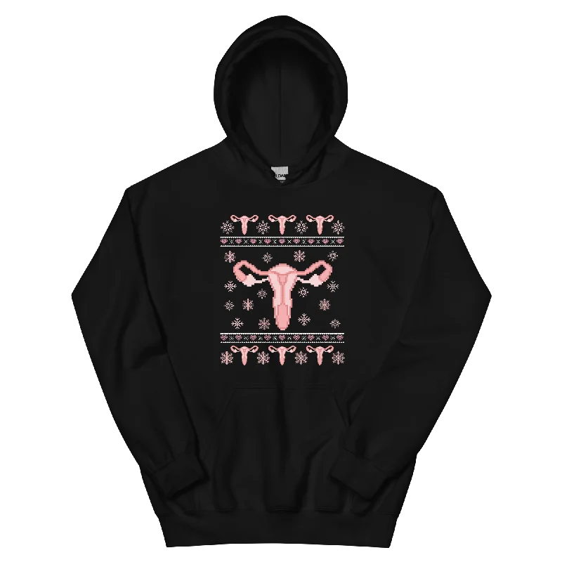 Uterus Ugly Sweater Unisex Hoodie