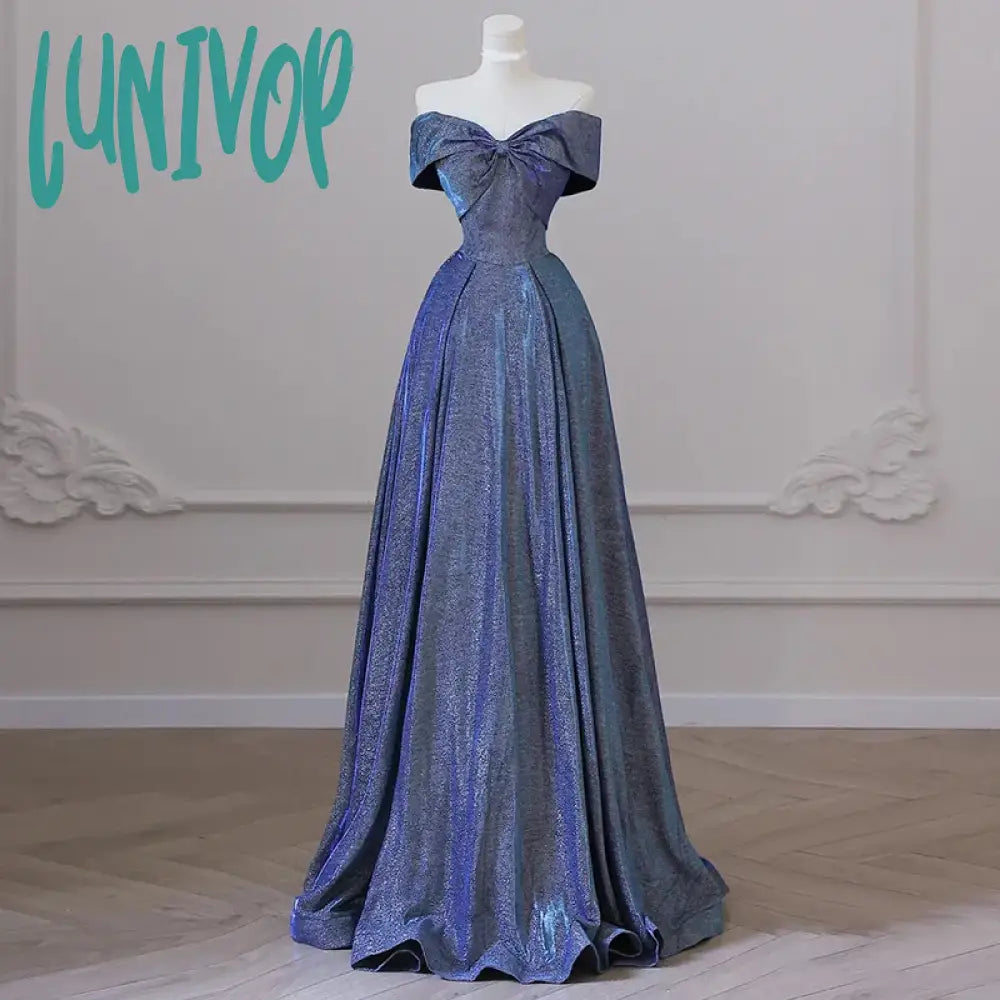 Lunivop Long Dresses for Special Events Graduation Dress Party Evening Elegant Luxury Celebrity Prom Dress Women Formal Occasion Dresses