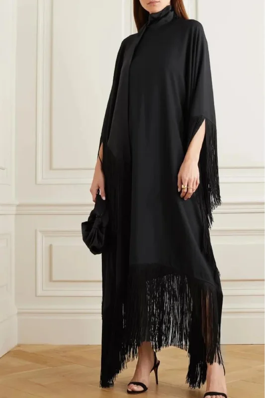 Midnight Black Evening Gown