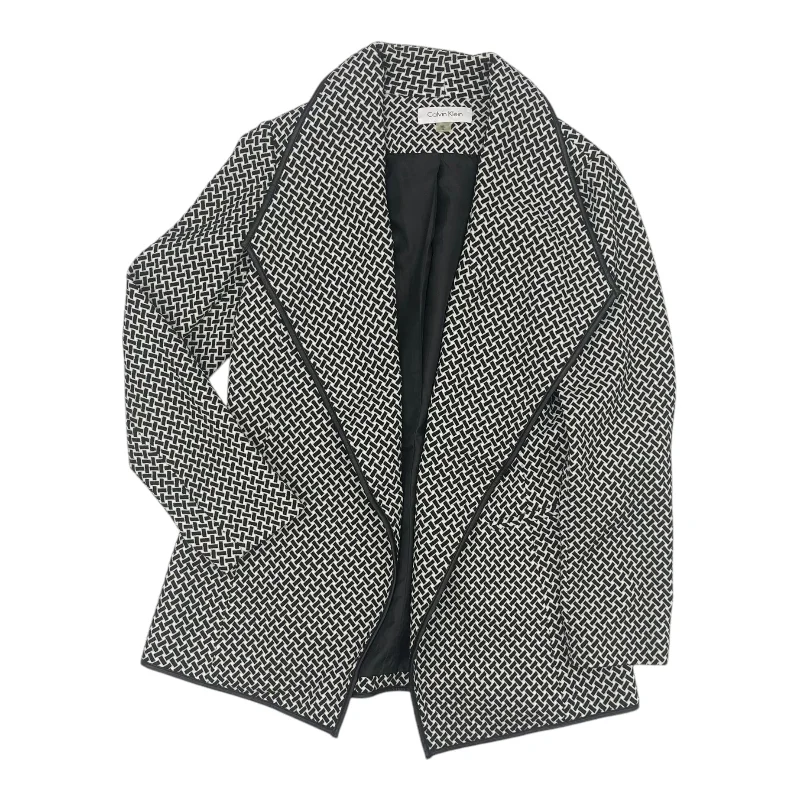 Blazer By Calvin Klein In Black & White, Size:M