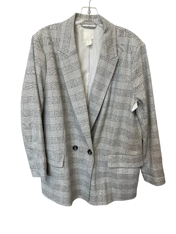 Blazer By H&m In Grey, Size: Xl