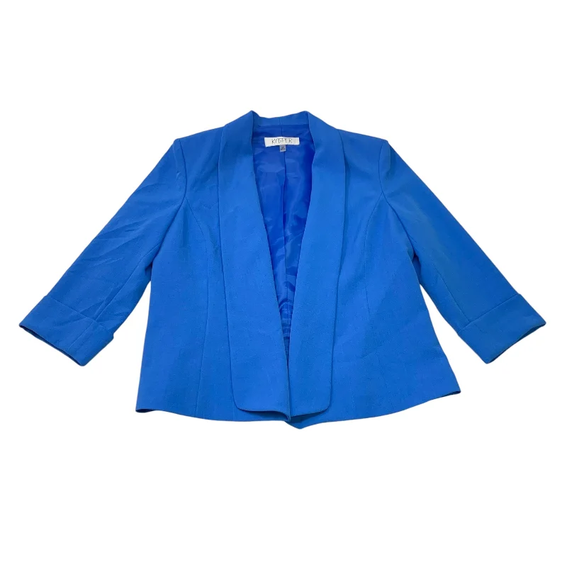 Blazer By Kasper In Blue, Size: Petite   S