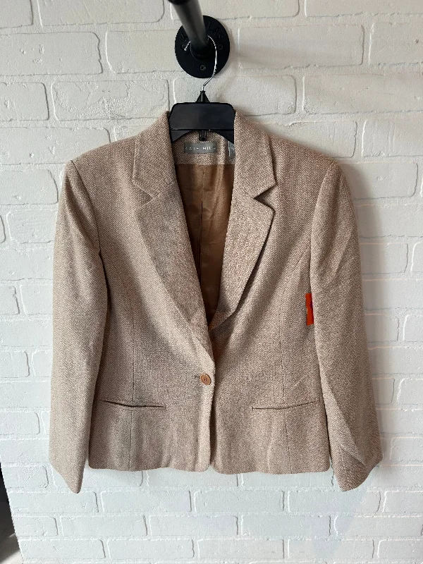 Blazer By Kate Hill In Tan, Size: S