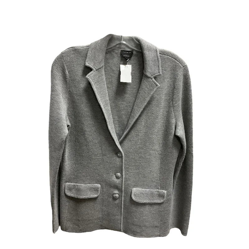 Blazer By Talbots In Grey, Size: S