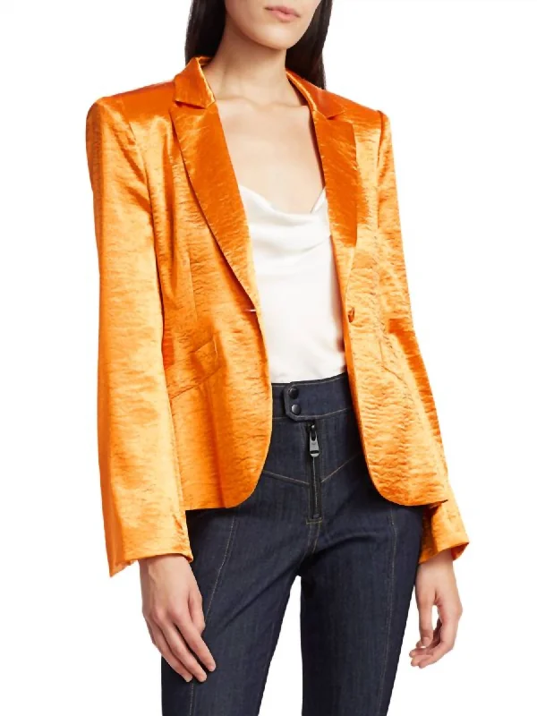 Colleen Blazer In Orange