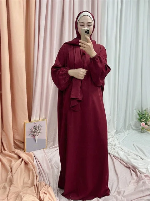 Burgundy Jilbab