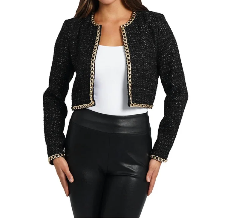 Lizzie Bolero Blazer In Black