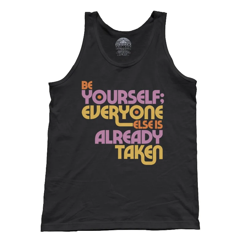 Unisex Be Yourself Tank Top Oscar Wilde