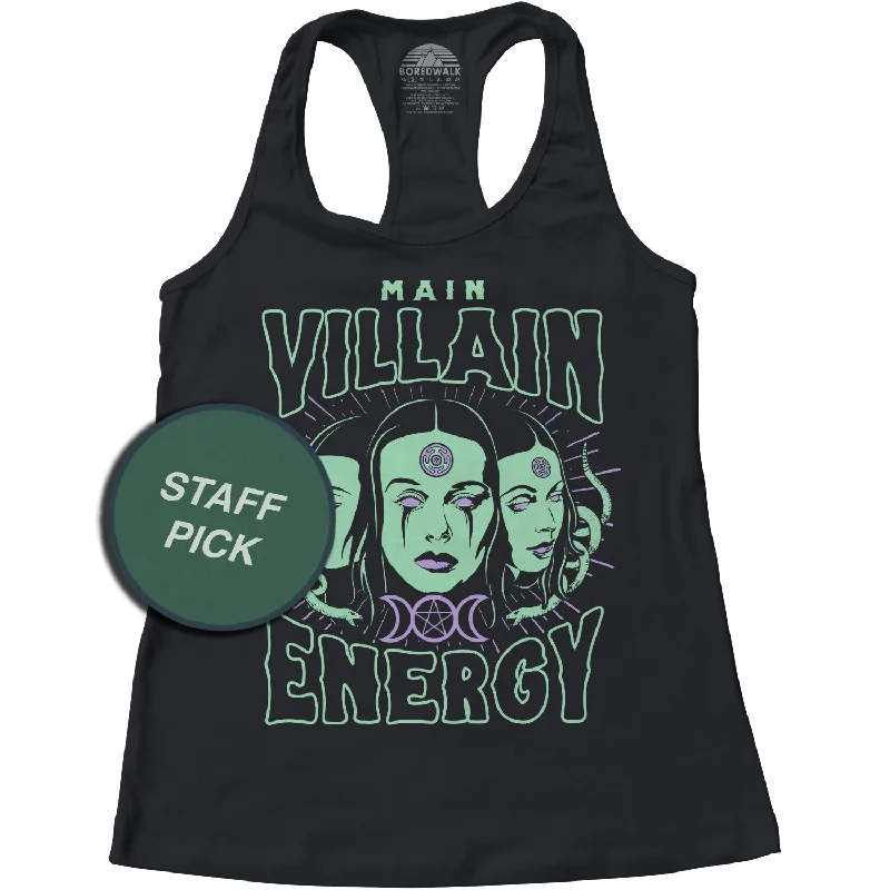 Women's Main Villain Energy Hecate Racerback Tank Top