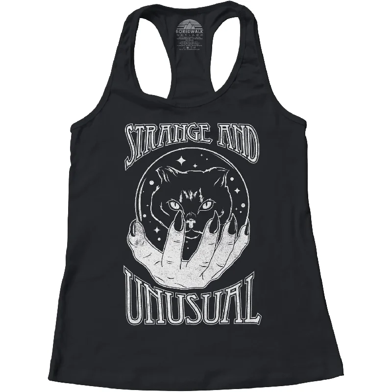 Women's Strange and Unusual Racerback Tank Top