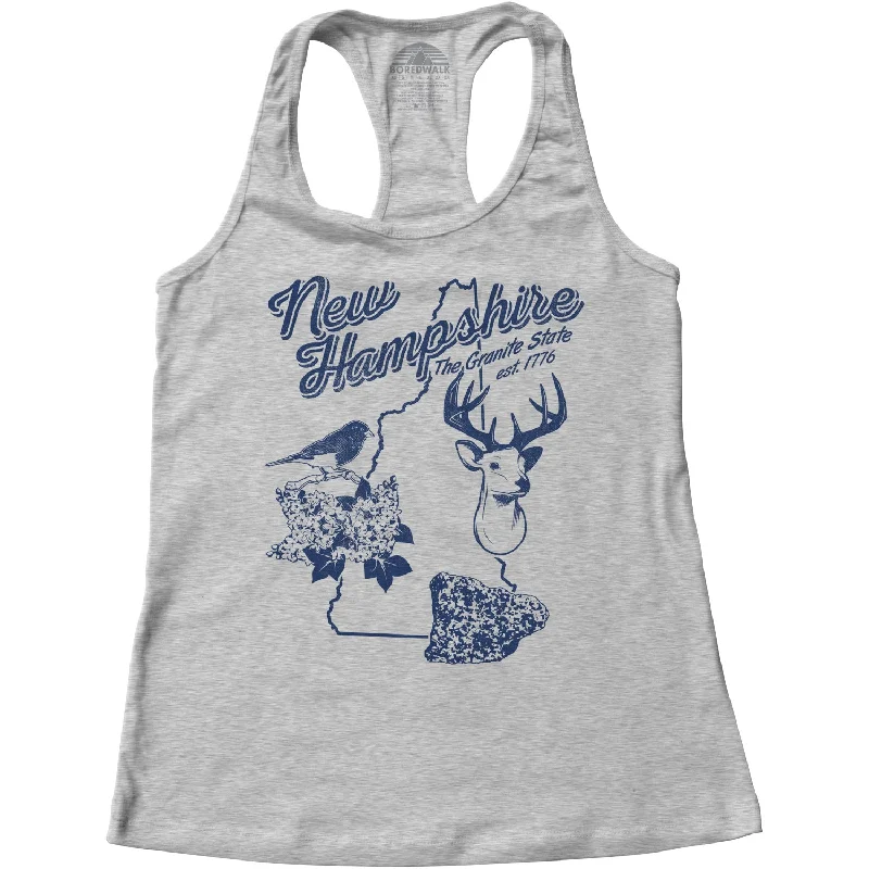 Women's Vintage New Hampshire Racerback Tank Top